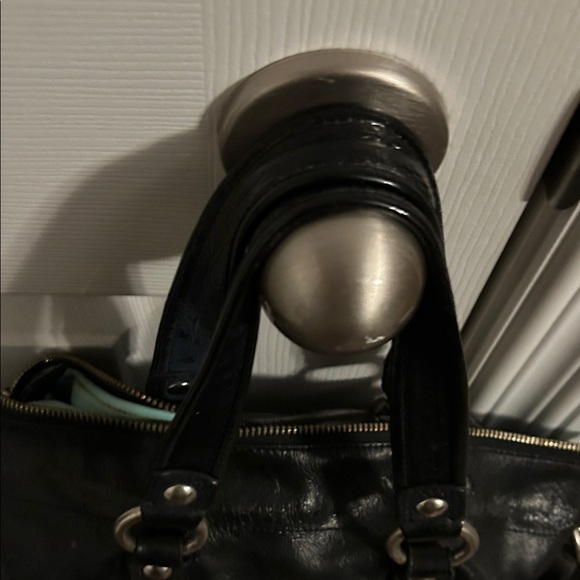 Coach Black Leather Shoulder Bag - Picture 3 of 16